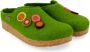 Haflinger Women's Kanon Pantoffels groen - Thumbnail 1