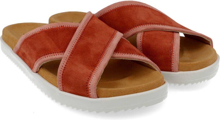 Haflinger Women's Summer Slides Palma Sandalen rood