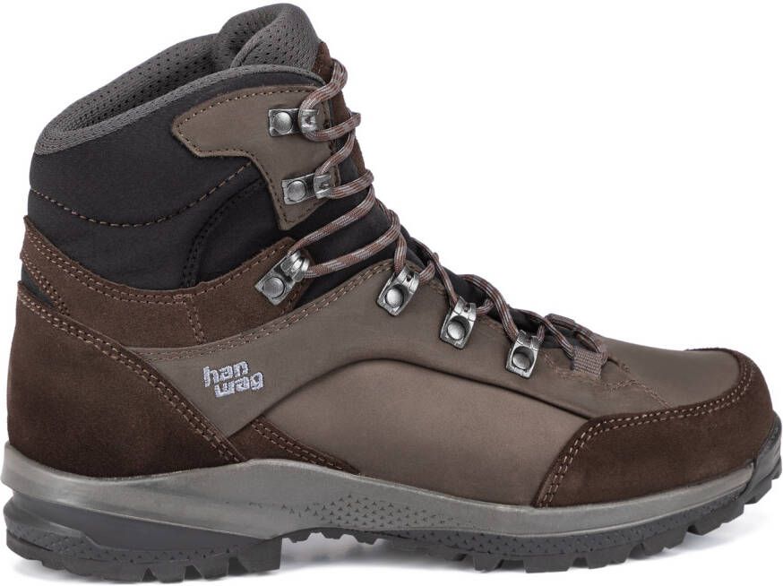 Hanwag Wandelschoen Men Banks Straight Fit Extra LL Mocca Asphalt- )