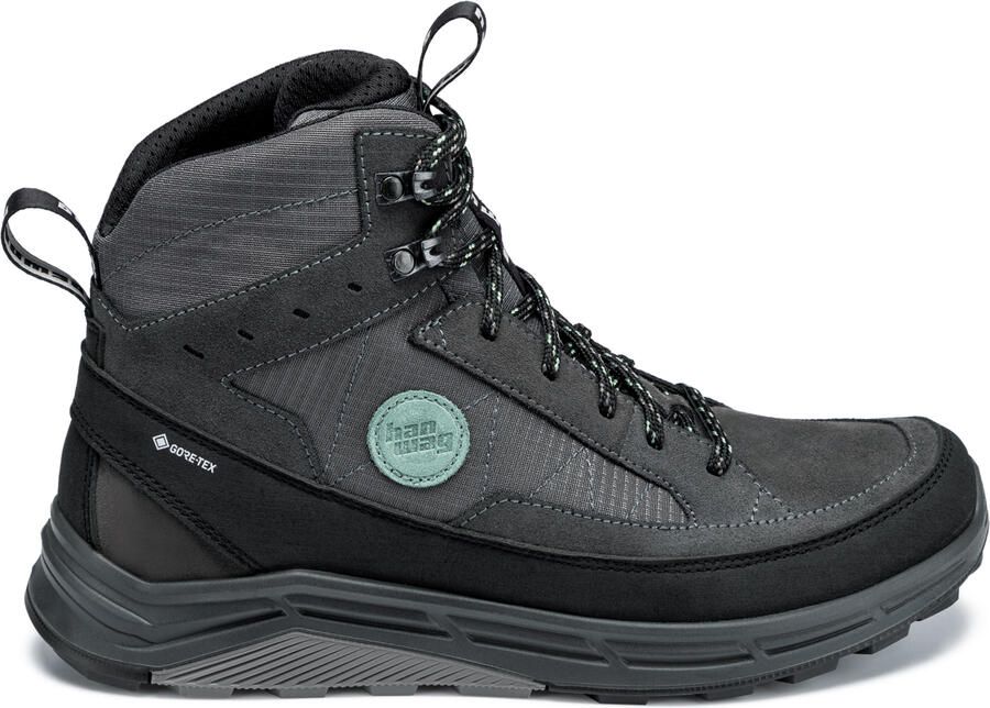Hanwag Rotpunkt Light Mid GTX Wandelschoenen zwart grijs