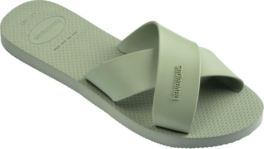 Havaianas Women's Aqua Sandalen olijfgroen groen