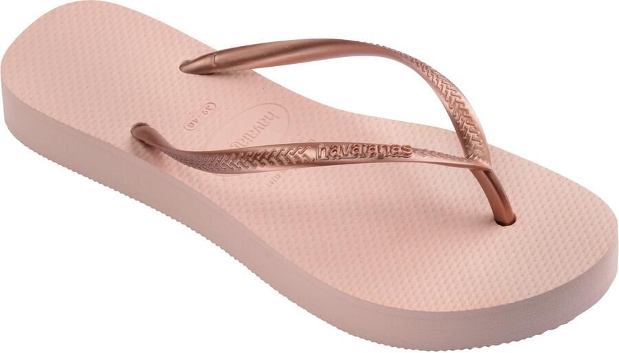 Havaianas Slim Flatform Dames Slippers Ballet Rose