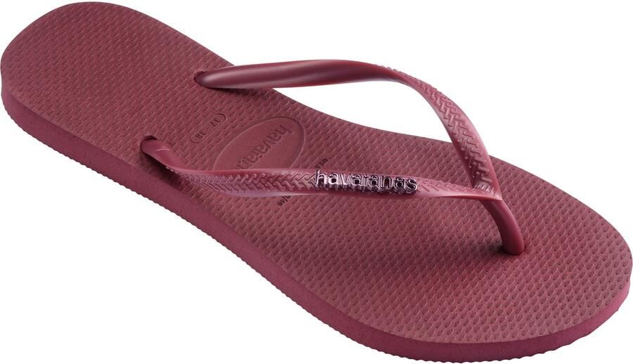 Havaianas HAV. SLIM LOGO METALLIC AMARANTH Dames Slippers amaranth - Foto 2