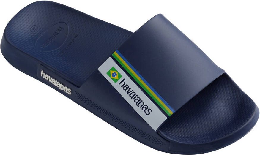 Havaianas Slide Brasil Unisex Slippers Navy Blue - Foto 5