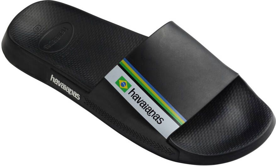 Havaianas Slide Brasil Sandalen zwart