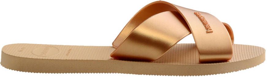 Havaianas Women's Aqua Metallic Sandalen golden
