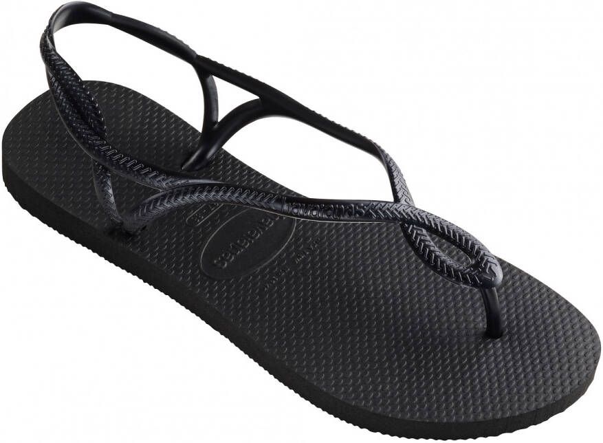 HAVAIANAS Teenslippers Dames Luna Maat: 41 Materiaal: Rubber Kleur: Zwart - Foto 9