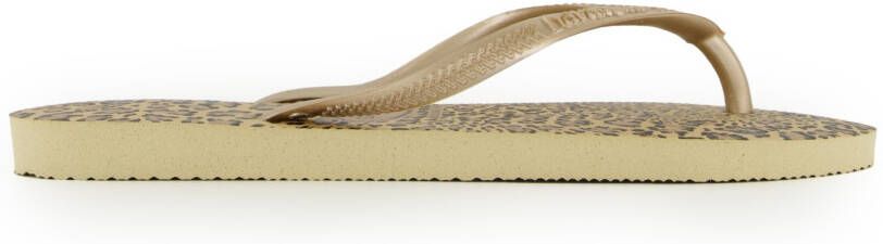 Havaianas Women's Slim Animals Sandalen beige wit