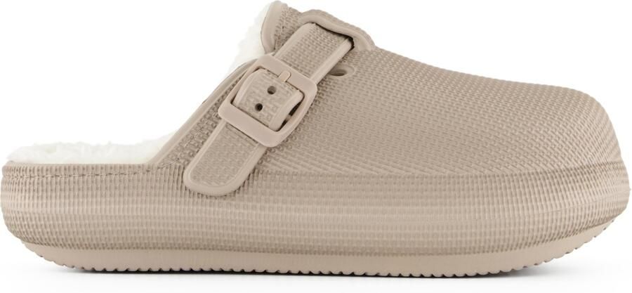 Heber Peak Woman's RedwoodHe. EVA Warm Slippers Pantoffels beige