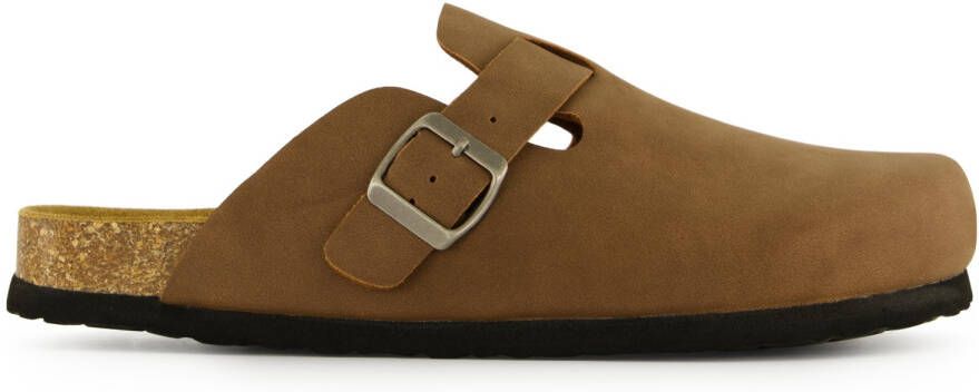Heber Peak RedwoodHe. Cork Clog Pantoffels bruin
