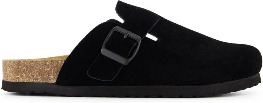 Heber Peak RedwoodHe. Cork Clog Pantoffels zwart