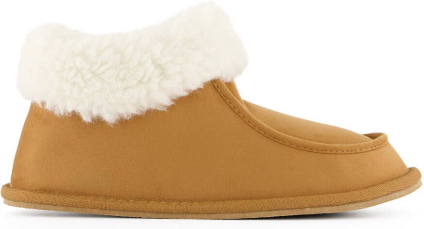 Heber Peak RedwoodHe. Warm Wool Slippers Pantoffels bruin