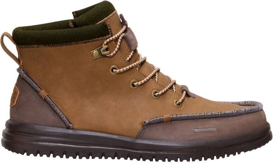 HeyDude Bradley Classic Tumbled Hoge schoenen bruin