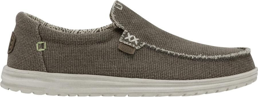 Hey Dude Casual Slip-On Canvas Schoen Brown Heren - Foto 6