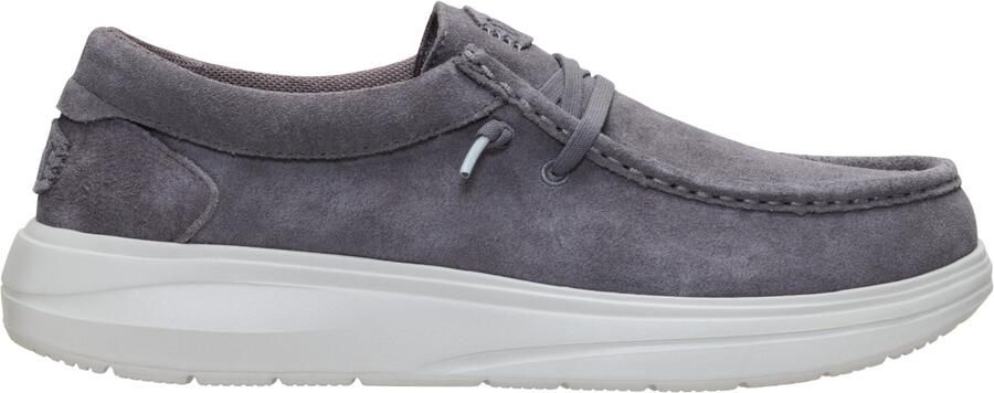 HeyDude Wally COMF Suede Sneakers grijs