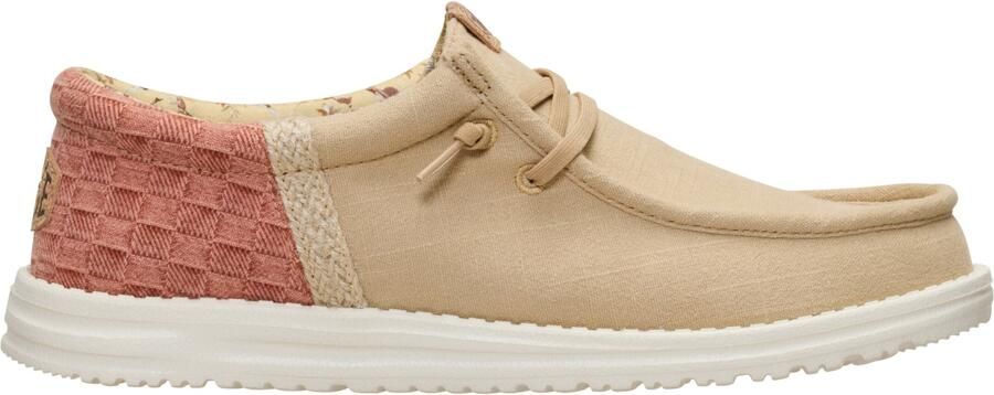 HeyDude Wally Funk Summer Stitch Sneakers beige