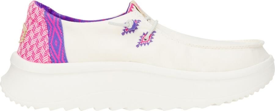 HeyDude Women's Wendy Peak Chambray Woven Sneakers wit