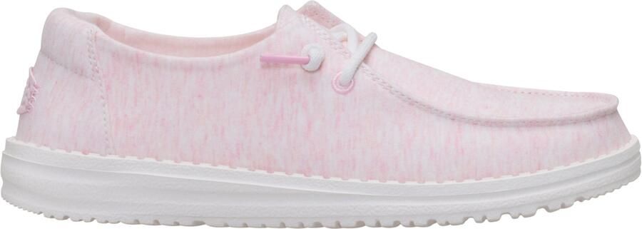 HeyDude Women's Wendy Stretch Jersey Sneakers roze