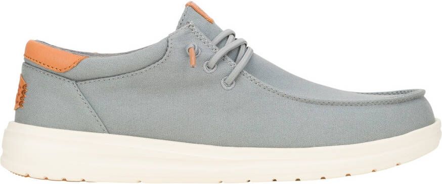 HeyDude Paul Canvas Sneakers grijs wit