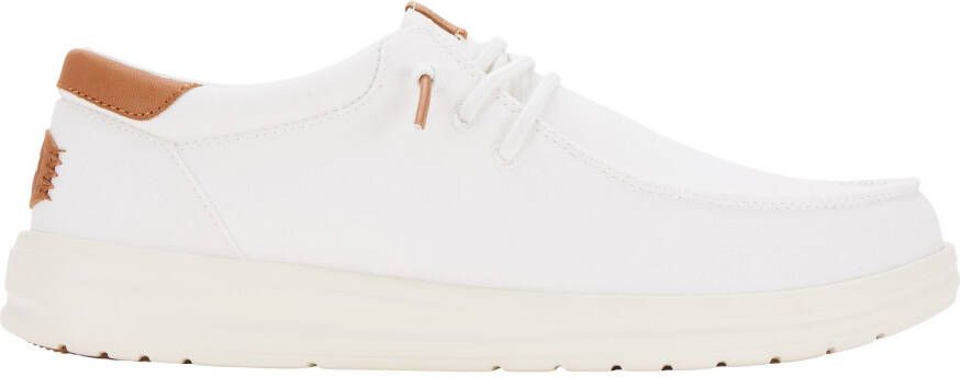 HeyDude Paul Canvas Sneakers wit