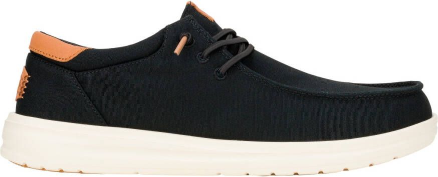 HeyDude Paul Canvas Sneakers zwart wit