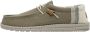 Hey Dude Ademende Baseball-geïnspireerde Wally Break Stitch Sneaker Green Heren - Thumbnail 2