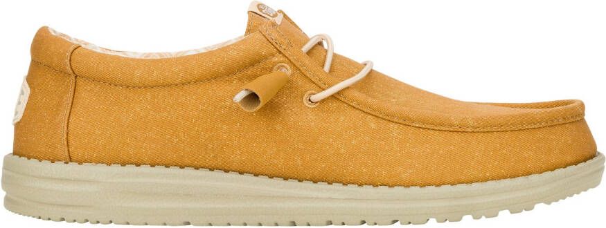 HeyDude Wally Canvas Sneakers beige geel