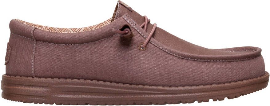 HeyDude Wally Canvas Sneakers bruin