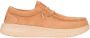HEYDUDE Wally Comf Suede Heren Instappers Tobacco Brown Irish Cream - Thumbnail 2