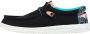 Hey Dude Wally H2O Tropical 40702-0FF Mannen Zwart Sneakers - Thumbnail 2