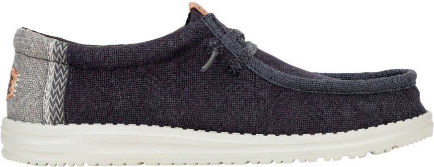 HeyDude Wally Jute Sneakers grijs