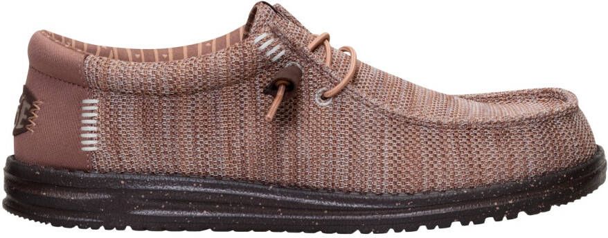 HeyDude Wally Stretch Sox Sneakers bruin