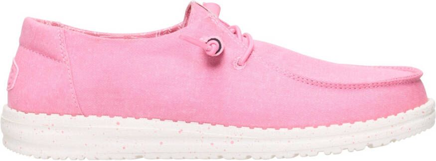 HeyDude Women's Wendy Canvas Sneakers roze