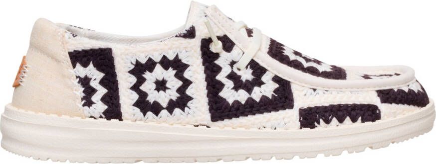 HeyDude Women's Wendy Cottage Crochet Sneakers wit