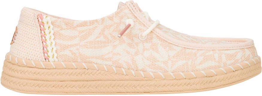 HeyDude Women's Wendy Espadrille Retro Palm Sneakers beige