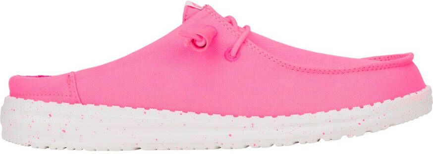 HeyDude Women's Wendy Slip Classic Sandalen roze