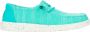 HeyDude Women's Wendy Stretch Sox Sneakers turkoois wit - Thumbnail 2