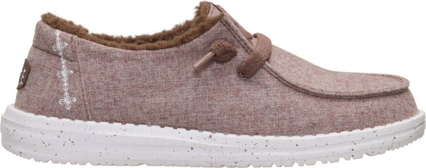 HeyDude Women's Wendy Wool Cozy Sneakers bruin