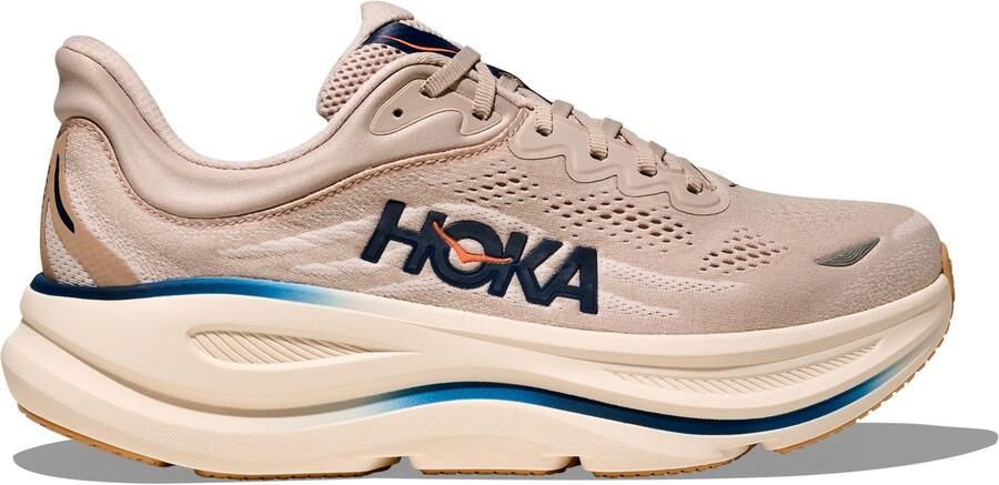 HOKA Bondi 9 Hardloopschoenen 2 3 Regular beige