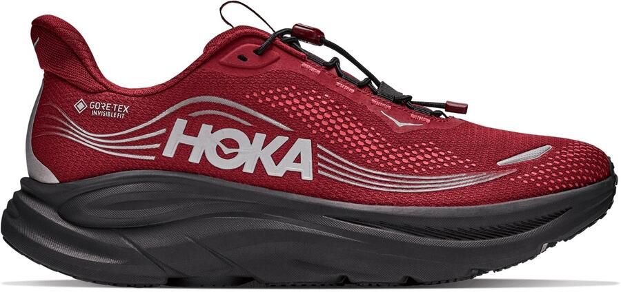 HOKA Clifton 11 GTX Hardloopschoenen 1 3 Regular varsity burgundy zwart