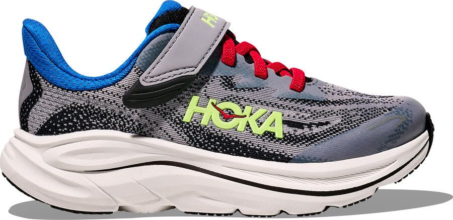 HOKA Kid's Clifton 10 Little Hardloopschoenen 2 3 grijs