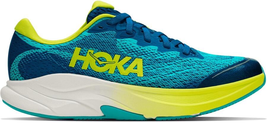HOKA Kid's Rincon 4 Hardloopschoenen 1 3 electric aqua neon citrus