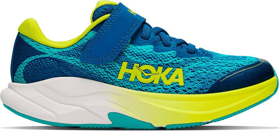 HOKA Kid's Rincon 4 Little Hardloopschoenen 1 3 electric aqua neon citrus