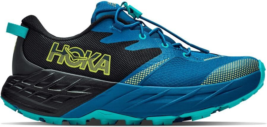 HOKA Kid's Speedgoat 7 Trailrunningschoenen 2 3 zwart blauw