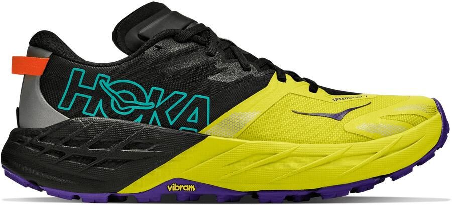 HOKA Speedgoat 7 Trailrunningschoenen 1 3 Regular zwart citrus