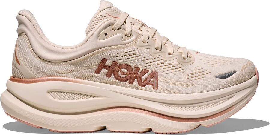HOKA Women's Bondi 9 Hardloopschoenen Regular beige