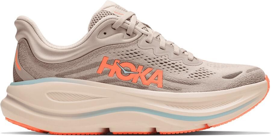 HOKA Women's Bondi 9 Hardloopschoenen Regular grijs mineral ore - Foto 2