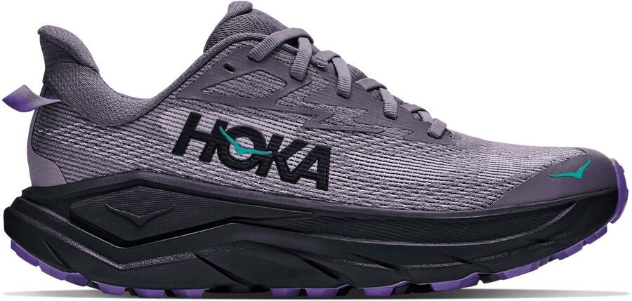 HOKA Women's Challenger 8 Trailrunningschoenen 2 3 Regular purper zwart