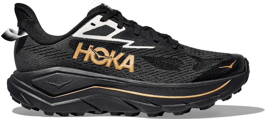 HOKA Women's Challenger 8 Trailrunningschoenen 2 3 Regular zwart gold