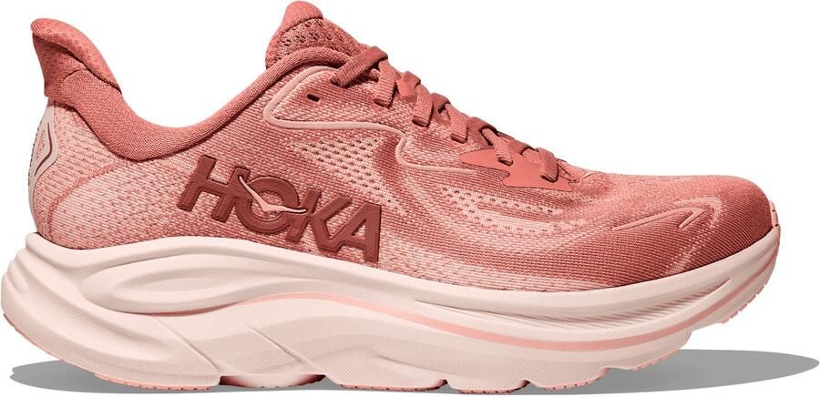 HOKA Women's Clifton 10 Hardloopschoenen 2 3 Regular roze